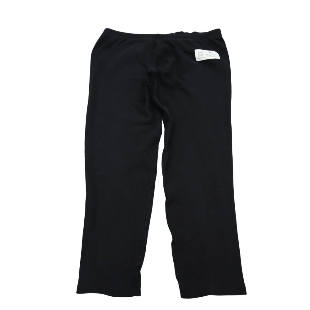 Nana Fashion Pants Womens 1XL Black Sweatpants Elastic Waist Pull On Knit Cotton
